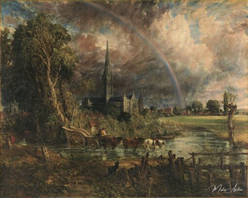 A Catedral de Salisbury vista dos campos, 1831 – John Constable John Constable Master Apollon 2