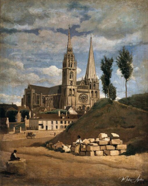 A Catedral de Notre-Dame de Chartres – Camille Corot Camille Corot Master Apollon