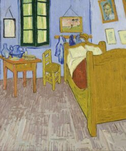 A cama de Van Gogh em Arles – Van Gogh Reprodução de arte popular Master Apollon