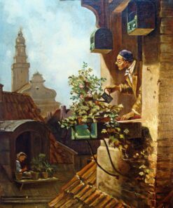 A Câmara sob o Telhado – Carl Spitzweg Carl Spitzweg Master Apollon