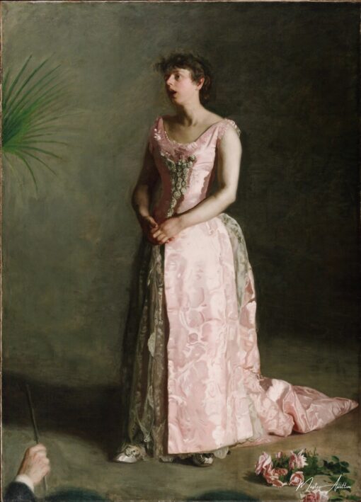 A cantora de concerto – Thomas Eakins Thomas Eakins Master Apollon 2