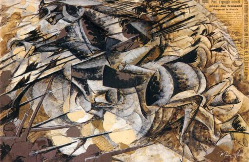 A carga dos lanceiros – Umberto Boccioni Umberto Boccioni Master Apollon