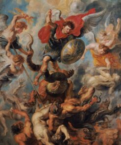 A queda do arcanjo Miguel na luta contra os anjos abtruennigen – Peter Paul Rubens Peter Paul Rubens Master Apollon