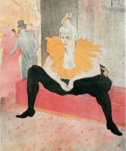 A palhaça sentada – Toulouse Lautrec Henri de Toulouse-Lautrec Master Apollon