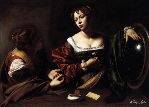 A conversão de Maria Madalena – Caravaggio Caravaggio Master Apollon
