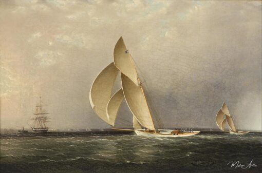 A corrida da America’s Cup 1886 – James E. Buttersworth James E. Buttersworth Master Apollon