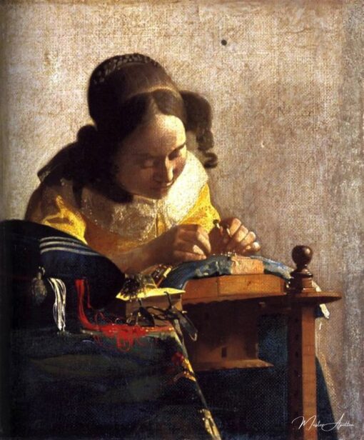 A Dentilheira (Vermeer) – Johannes Vermeer Johannes Vermeer Master Apollon