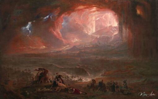 A destruição de Pompéia e de Herculano – John Martin John Martin Master Apollon