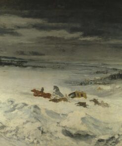 A Diligência na Neve – Gustave Courbet Gustave Courbet Master Apollon