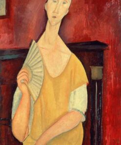 A mulher com o leque – Amedeo Modigliani Amedeo Modigliani Master Apollon