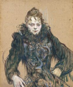 A mulher com a cobra negra – Toulouse Lautrec Henri de Toulouse-Lautrec Master Apollon