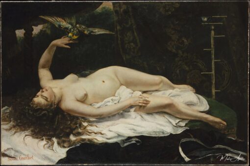A Mulher com o Papagaio – Gustave Courbet Gustave Courbet Master Apollon 2