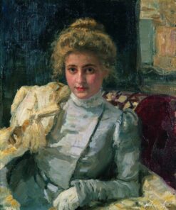 A mulher loira (retrato de Tevashova) – Ilya Repin Ilia Repin Master Apollon
