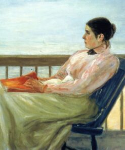 A mulher do artista na praia – Max Liebermann Max Liebermann Master Apollon