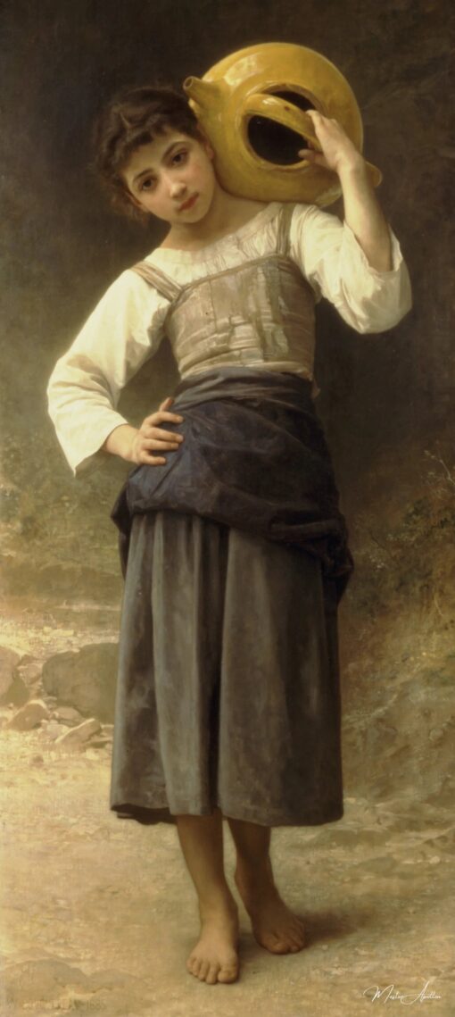 A menina da água – William Bouguereau William Bouguereau Master Apollon 2