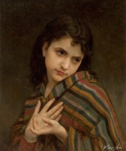 A menina friorenta de William Bouguereau William Bouguereau Master Apollon