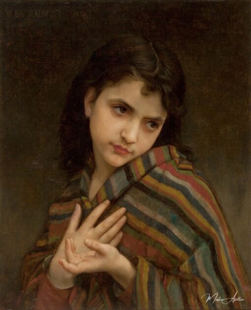 A menina friorenta de William Bouguereau William Bouguereau Master Apollon 2