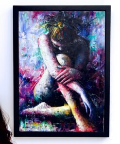 A Menina Púrpura | 50 x 70 cm Pintura Original à Venda Master Apollon