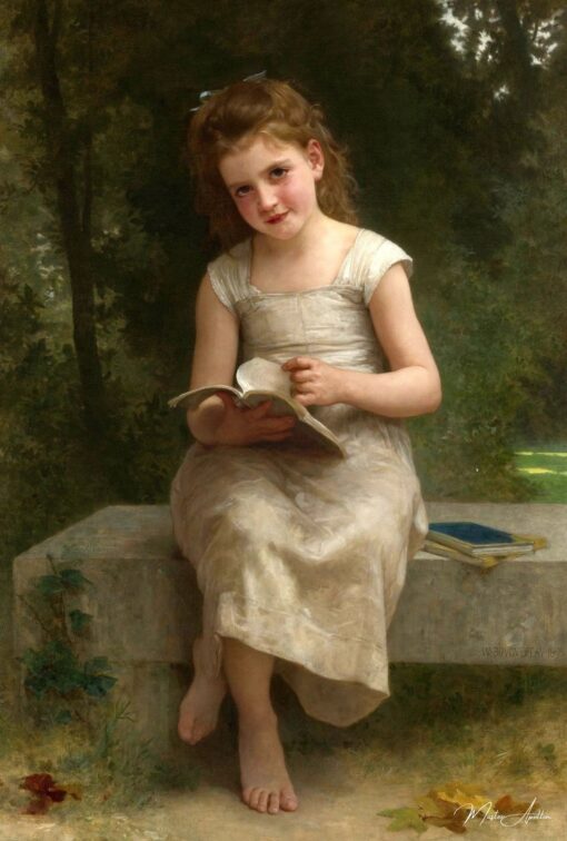 A menina que lê – William Bouguereau William Bouguereau Master Apollon 2
