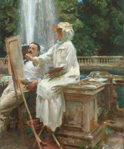 A fonte, Villa Torlonia, Frascati, Itália – John Singer Sargent John Singer Sargent Master Apollon