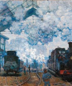A Estação Saint-Lazare, chegada de um trem – Claude Monet Claude Monet Master Apollon