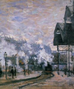 A Estação Saint-Lazare, vista exterior – Claude Monet Claude Monet Master Apollon