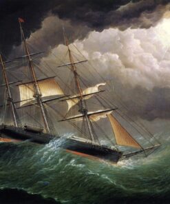 A jovem América na tempestade – James E. Buttersworth James E. Buttersworth Master Apollon