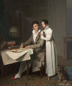A lição de geografia (Retrato do Senhor Gaudry e de sua filha) – Louis Boilly Louis Boilly Master Apollon