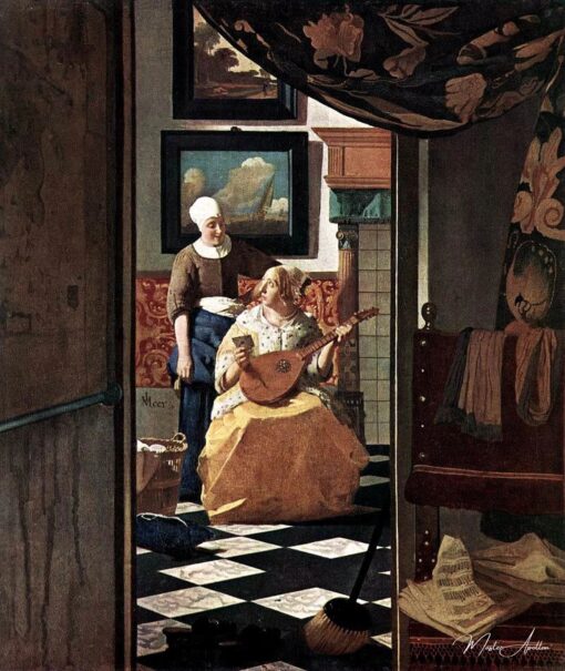 A Carta de Amor (Vermeer) – Johannes Vermeer Johannes Vermeer Master Apollon