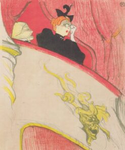 A Loge com Máscara de Ouro – Toulouse Lautrec Henri de Toulouse-Lautrec Master Apollon