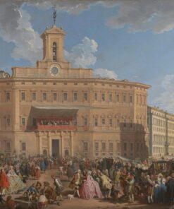 A Loteria no Palazzo Montecitorio – Giovanni Paolo Panini Giovanni Paolo Panini Master Apollon