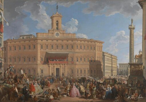 A Loteria no Palazzo Montecitorio – Giovanni Paolo Panini Giovanni Paolo Panini Master Apollon 2