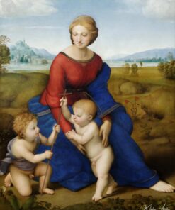 A Madona na pradaria – Raphaël (pintor) Rafael Sanzio Master Apollon