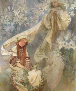 A Madona dos Lírios – Mucha Alphonse Mucha Master Apollon