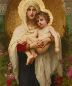 A Madona das Rosas – William Bouguereau William Bouguereau Master Apollon