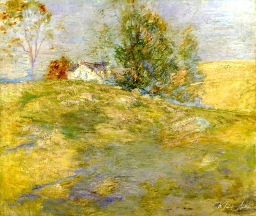 A casa do artista no outono em Greenwich, 1895 – John Henry Twachtman John Henry Twachtman Master Apollon