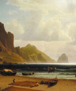 A Marina Piccola, Capri – Albert Bierstadt Albert Bierstadt Master Apollon