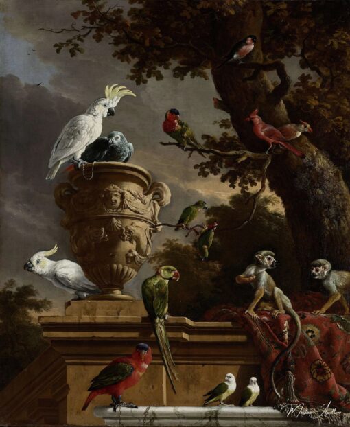 A Ménagerie – Melchior d’Hondecoeter Melchior d'Hondecoeter Master Apollon