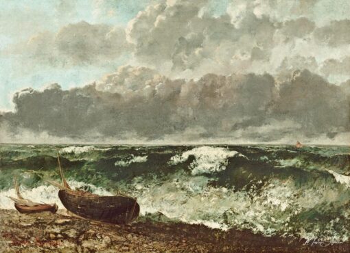 A Maré Tempestuosa – Gustave Courbet Gustave Courbet Master Apollon