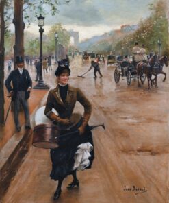 A Modista nos Campos Elísios – Jean Béraud Jean Béraud Master Apollon