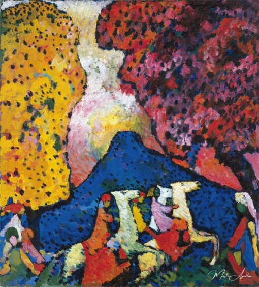 A montanha azul – Vassily Kandinsky Wassily Kandinsky Master Apollon