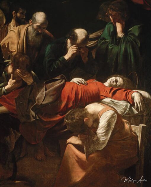 A Morte da Virgem de Caravaggio Caravaggio Master Apollon