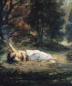 A Morte de Ofélia – Eugène Delacroix Eugène Delacroix Master Apollon