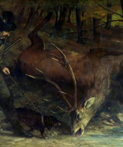 A morte do cervo – Gustave Courbet Gustave Courbet Master Apollon