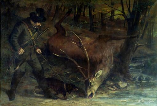 A morte do cervo – Gustave Courbet Gustave Courbet Master Apollon 2