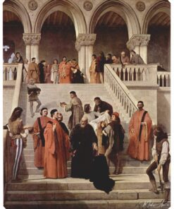 A Morte do Doge Marin Faliero (A última hora do Doge Marin Faliero) – Francesco Hayez Francesco Hayez Master Apollon