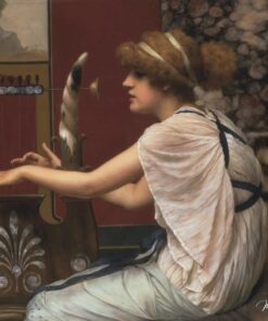 A Musa Erato e sua lira – John William Godward John William Godward Master Apollon