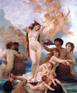 A Nascimento de Vênus – William Bouguereau Reprodução de arte popular Master Apollon