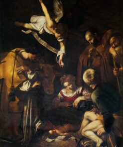 A Natividade com São Francisco e São Lourenço – Caravaggio Caravaggio Master Apollon