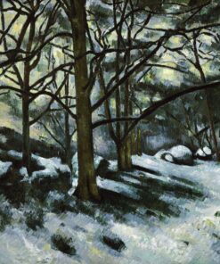 A neve derretendo, Fontainebleau – Paul Cézanne Paul Cézanne Master Apollon